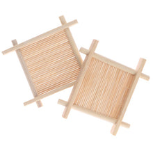 Load image into Gallery viewer, Natural Wooden Bamboo Soap Dish Wooden Soap Tray Holder Storage Soap Rack Plate Box Container For Bath Shower Plate Bathroom
