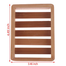 Load image into Gallery viewer, Natural Wooden Bamboo Soap Dish Wooden Soap Tray Holder Storage Soap Rack Plate Box Container For Bath Shower Plate Bathroom
