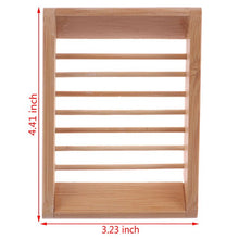 Load image into Gallery viewer, Natural Wooden Bamboo Soap Dish Wooden Soap Tray Holder Storage Soap Rack Plate Box Container For Bath Shower Plate Bathroom
