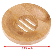 Load image into Gallery viewer, Natural Wooden Bamboo Soap Dish Wooden Soap Tray Holder Storage Soap Rack Plate Box Container For Bath Shower Plate Bathroom
