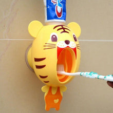 Load image into Gallery viewer, Practical Strong Suction Sucker Funny Cartoon Bathroom Household Toothbrush Holder Kids Children Automatic Toothpaste Dispenser
