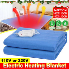 Load image into Gallery viewer, Electric Blanket Warm Heater for Body Electrica 110V/220V Heated Blanket Electric Heating Blanket Carpets Heated Mat Warm Pad
